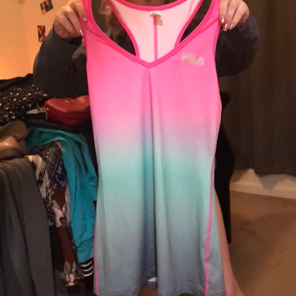 Fila racer back tank top